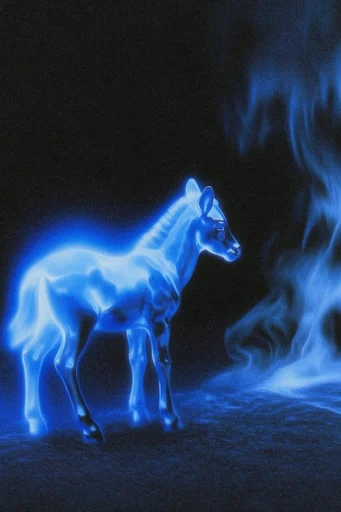 Luminous Liquid Surrealism style AI image example 3