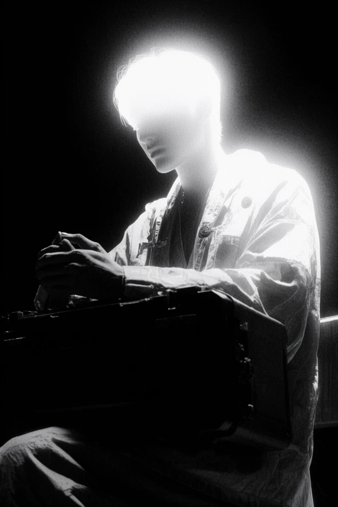 Experimental Analog Noir style AI image example 1