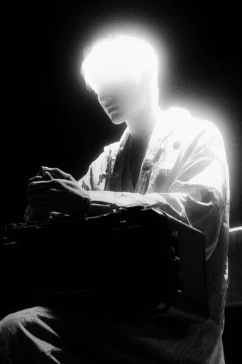 Experimental Analog Noir moodboard — generate AI images in this style