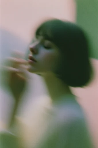 Ethereal Nostalgic Haze style reference image — motion blur