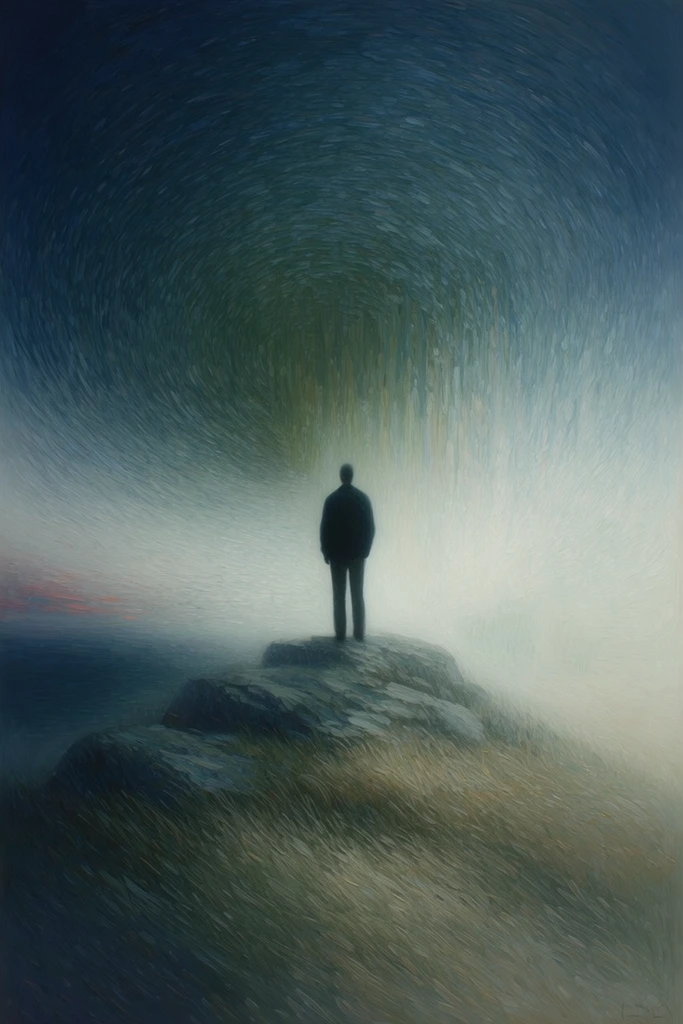 Atmospheric Swirling Impressionism style AI image example 1