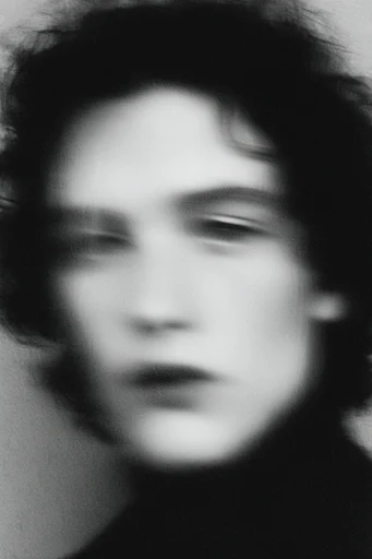 Spectral Analog Noir style reference image — double exposure