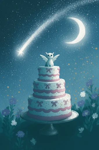 Nocturnal Mystical Whimsy style reference image — whimsical storybook style