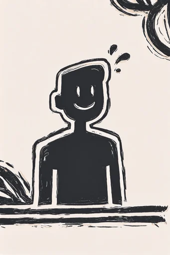 Graphic Linocut Printmaking moodboard — generate AI images in this style