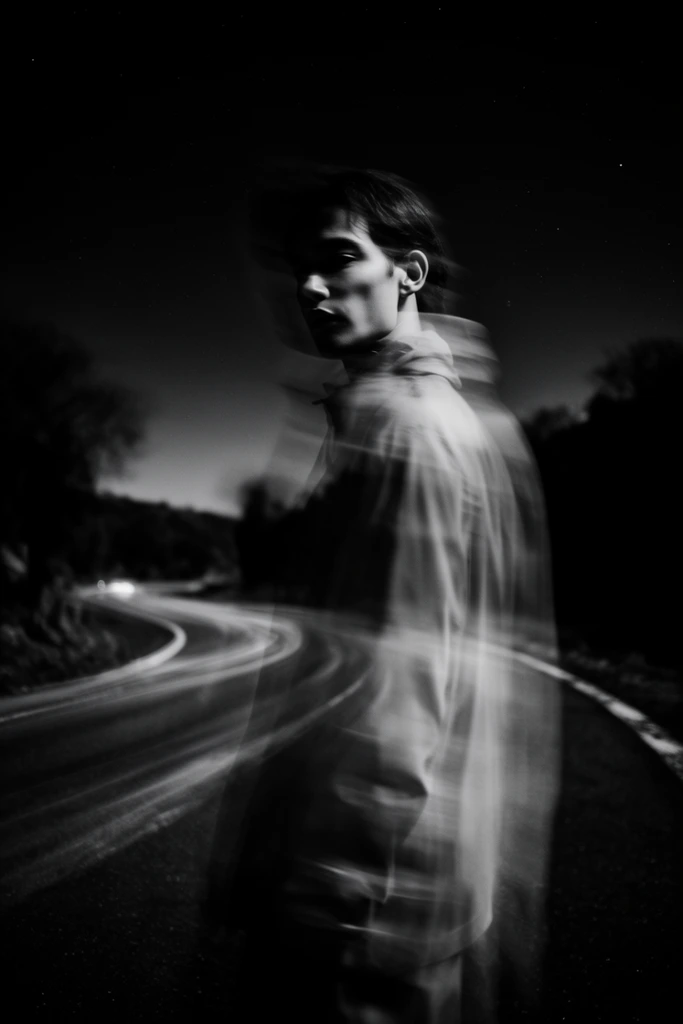 Spectral Kinetic Noir style AI image example 2