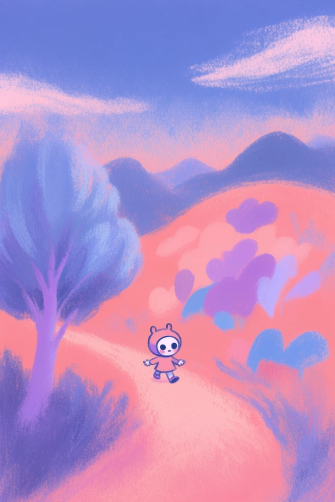 Whimsical Dreamy Minimalism style AI image example 2