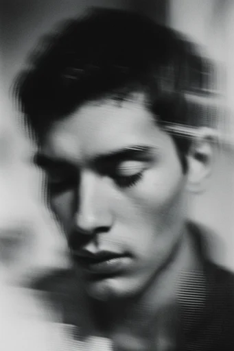 Haunting Analog Noir style reference image — distressed texture