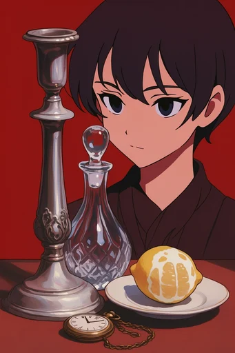 Bold Graphic Anime style reference image — anime illustration