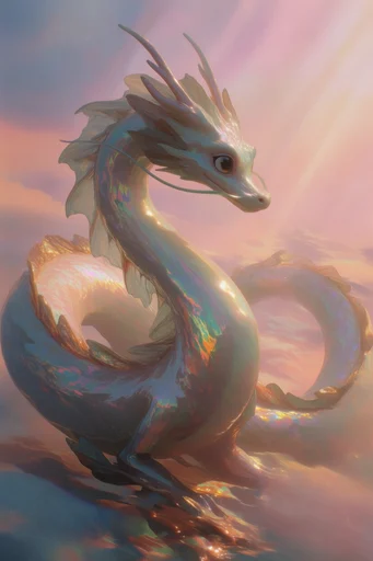 Luminous Ethereal Fluidity style reference image — bioluminescent shimmer