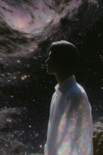 Ethereal Cosmic Luminescence moodboard — generate AI images in this style