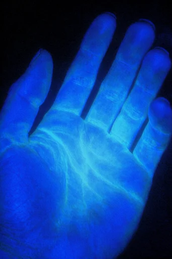 Luminescent Cyber-Noir style reference image — CRT scanline distortion