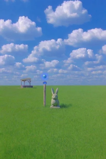 Surreal Liminal Pastoral style AI image example 3