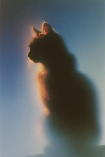 Nocturnal Ethereal Noir style reference image — dramatic light leaks
