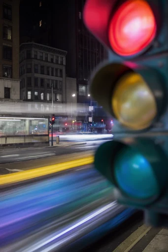 Kinetic Nocturnal Transit style reference image — kinetic energy