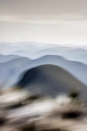 Dynamic Kinetic Abstraction style reference image — radial motion blur
