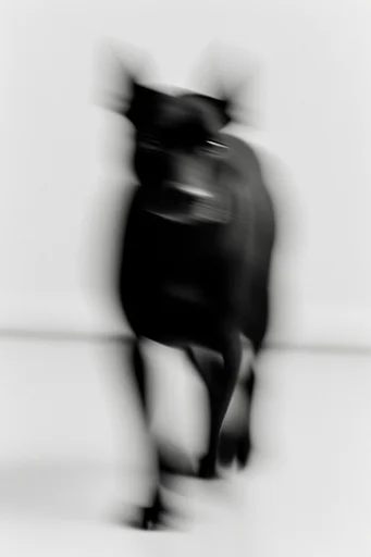 Kinetic Monochrome Minimalism style AI image example 3