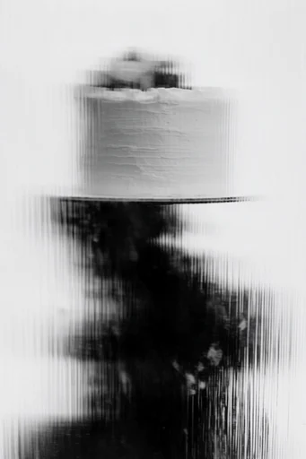 Monochrome Glitch Noir style reference image — liminal photography
