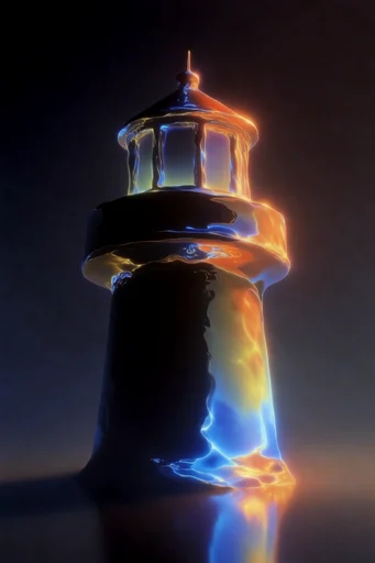 Luminous Thermal Fluidity style reference image — high-contrast heat map