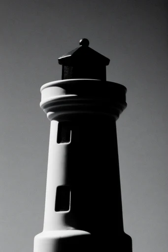 Sculptural Chiaroscuro Minimalism style reference image — dramatic studio lighting