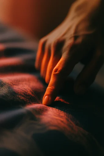 Cinematic Amber Noir style reference image — golden hour amber glow
