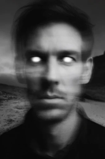 Kinetic Spectral Noir style reference image — high-contrast chiaroscuro
