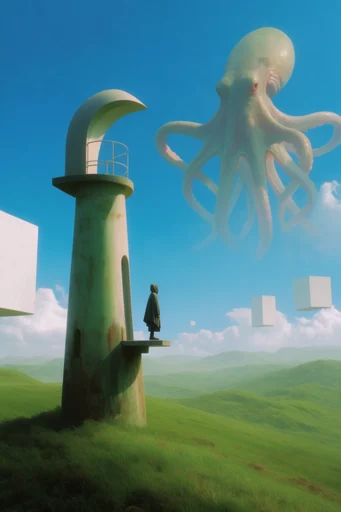 Surreal Liminal Pastoral style reference image — liminal space aesthetic