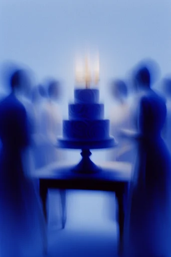 Spectral Cyanotype Surrealism style reference image — soft focus dreamscape