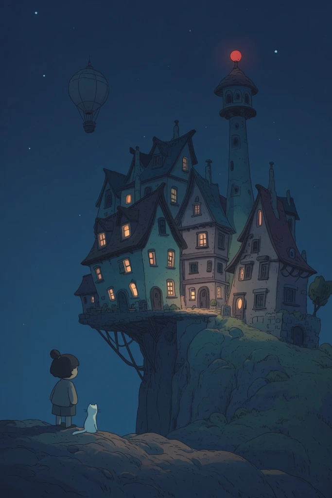 Nocturnal Storybook Noir style AI image example 1