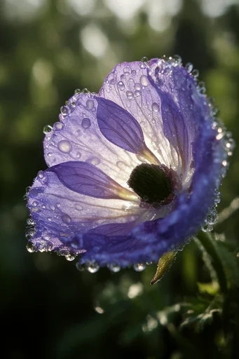 Luminous Botanical Macro style reference image — soft bokeh