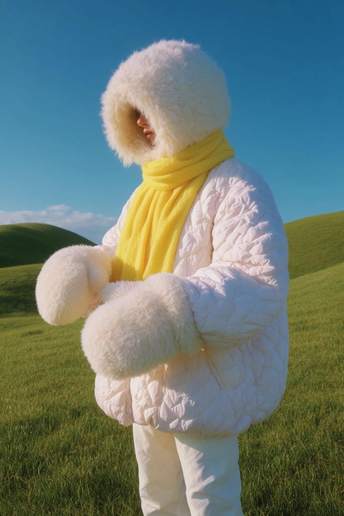 Hyper-Vivid Surrealist Streetwear style AI image example 2