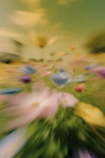 Kinetic Motion Velocity style reference image — painterly streaks