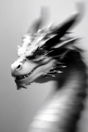 Kinetic Noir Abstraction style reference image — intentional motion blur