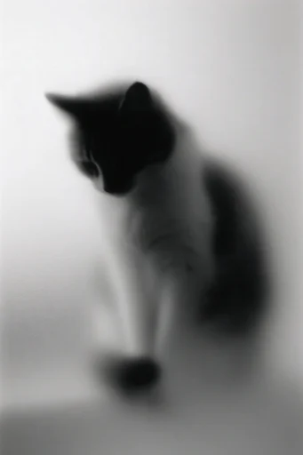 Ethereal Monochrome Noir style reference image — ethereal fog