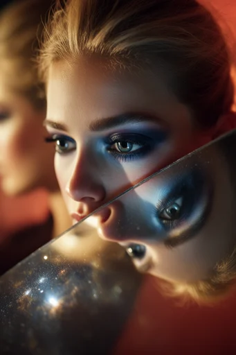 Luminescent Ocular Surrealism moodboard — generate AI images in this style