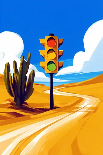 Geometric Adventure Landscapes style reference image — geometric vector illustration
