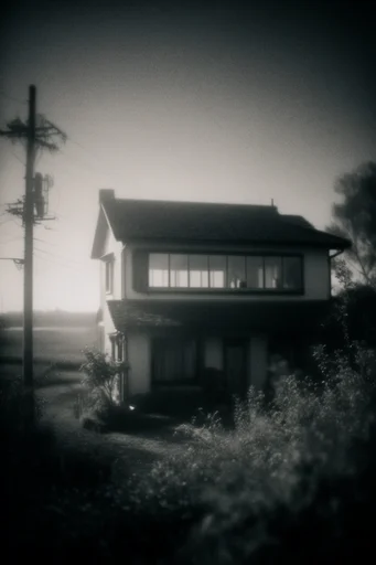 Ethereal Pictorialist Noir style AI image example 4
