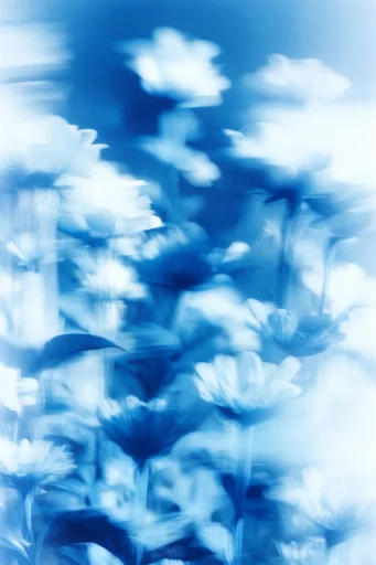 Spectral Glacial Motion style reference image — analog digital hybrid
