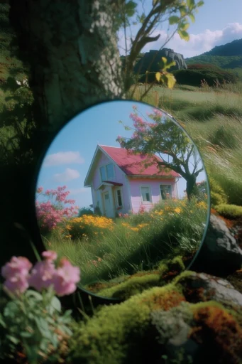 Ethereal Pastoral Surrealism style reference image — soft focus dreamscape