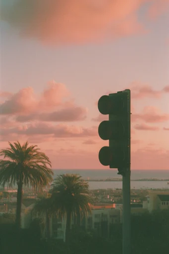 Ethereal Analog Nostalgia style reference image — heavy film grain