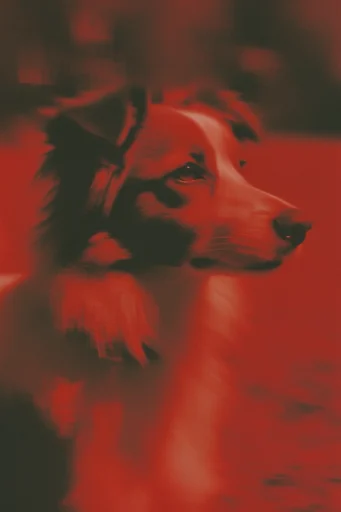 Crimson Spectral Noir style reference image — high contrast noir