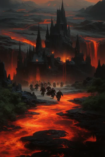 Apocalyptic Gothic Sublime style reference image — apocalyptic dark fantasy