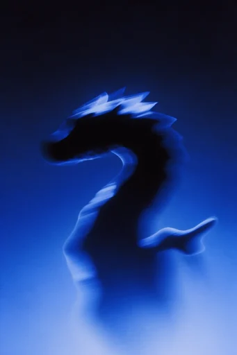 Spectral Cobalt Motion style reference image — ethereal light trails