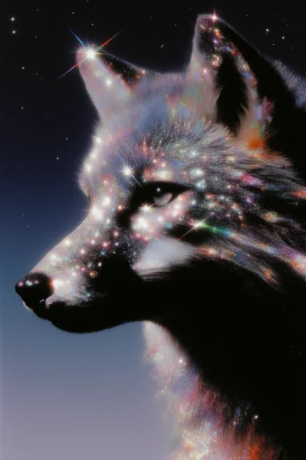 Ethereal Iridescent Futurism style reference image — chromatic light refraction