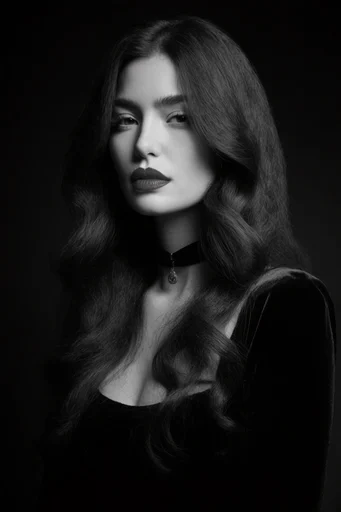 Dramatic Chiaroscuro Monochrome moodboard — generate AI images in this style
