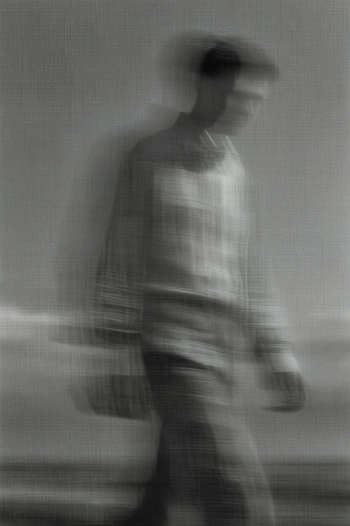 Ethereal Monochrome Abstraction style AI image example 1
