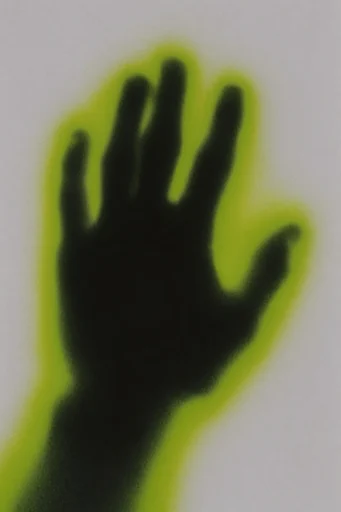 Radioactive Noir Surrealism style reference image — airbrush gradient