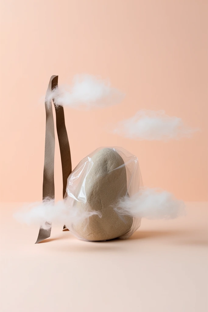 Synthetic Organic Minimalism style AI image example 2