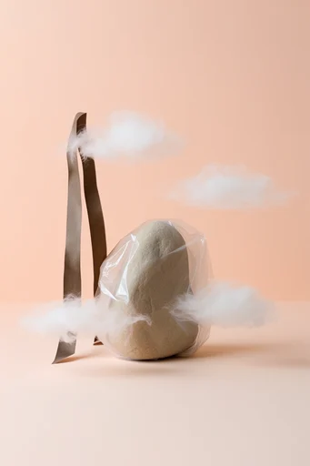 Synthetic Organic Minimalism style AI image example 2
