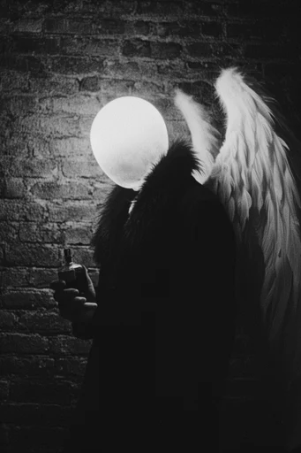 Luminous Noir Surrealism style reference image — blown-out highlights