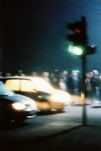 Cinematic Nocturnal Blur style reference image — lo-fi aesthetic